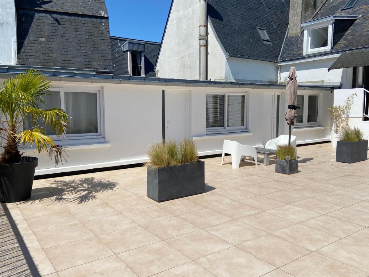 Votre Mini Maison En Plein Coeur Du Centre Ville -Terrasse - Et Parking Prive Sur Place Clos - Draps Et Menage Inclus Concarneau Esterno foto